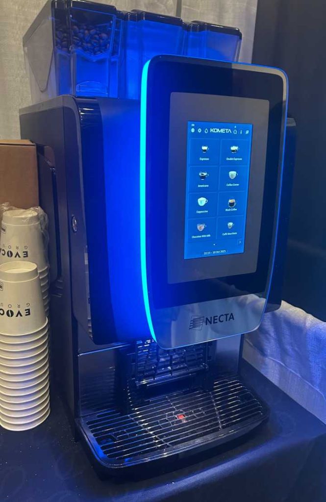 A modern office coffee machine.